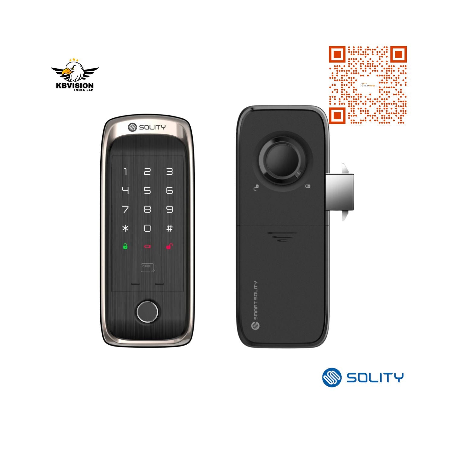 Solity GA-60BH Premium Finger Print Lock for Sliding or Sash Door Solity GA-60BH Premium Finger Print Lock for Sliding or Sash Door